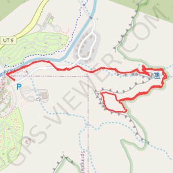 Watchman Trail and Overlook trail, distance, elevation, map, profile, GPS track