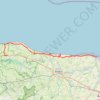 Landingsstranden trail, distance, elevation, map, profile, GPS track