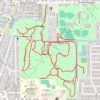 Hammock Park Trace trail, distance, elevation, map, profile, GPS track