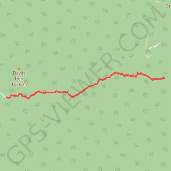 Ramsey Cascades Trail in Great Smoky Mountains National Park trail, distance, elevation, map, profile, GPS track