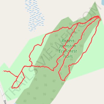 Robert Johnston EcoForest Loop trail, distance, elevation, map, profile, GPS track