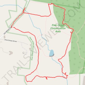 Pine Grove Conservation Area hike trail, distance, elevation, map, profile, GPS track