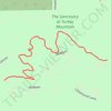 Turkey Mountain Ten Four MTB Trail trail, distance, elevation, map, profile, GPS track
