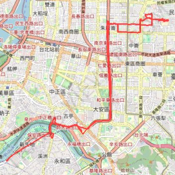 17-Feb-2025-0822小朋友上學 trail, distance, elevation, map, profile, GPS track