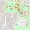 Rose Garden path tracks trail, distance, elevation, map, profile, GPS track