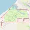 Cattail Crossing Golf Course loop trail, distance, elevation, map, profile, GPS track