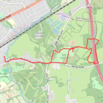 Morning Walk trail, distance, elevation, map, profile, GPS track