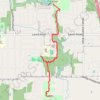 Plum Creek Greenway trail, distance, elevation, map, profile, GPS track