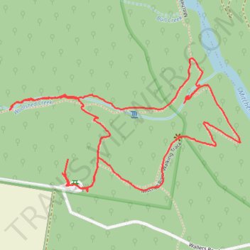 Den of Nargun Loop trail, distance, elevation, map, profile, GPS track
