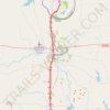 Tracked with OSMTracker for Android™ trail, distance, elevation, map, profile, GPS track