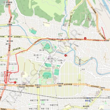 Gpslogger_20250214_1014 trail, distance, elevation, map, profile, GPS track