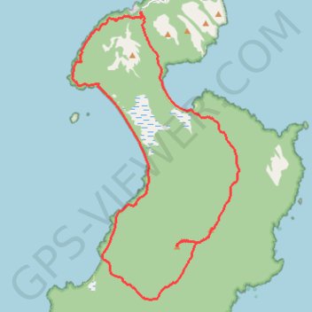 Peninsula Track - Mount Freycinet trail, distance, elevation, map, profile, GPS track