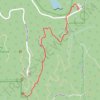 Lawsonite Trail up trail, distance, elevation, map, profile, GPS track