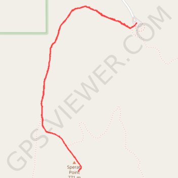 Sperati Point via Achenbach Trail in Theodore Roosevelt National Park trail, distance, elevation, map, profile, GPS track