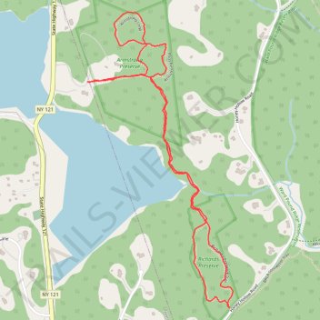 Track 153 trail, distance, elevation, map, profile, GPS track