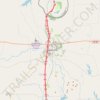 Tracked with OSMTracker for Android™ trail, distance, elevation, map, profile, GPS track