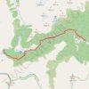 Routeburn Track to Falls Lodge in Mount Aspiring National Park trail, distance, elevation, map, profile, GPS track