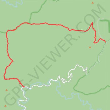 The Crinoline - Mount Tamboritha trail, distance, elevation, map, profile, GPS track